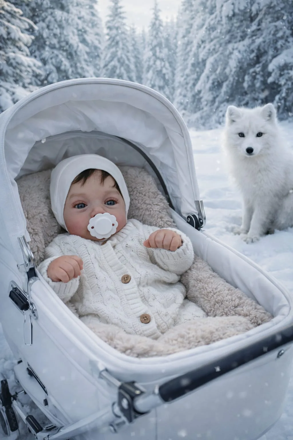 Ukázka úpravy fotografií reborn panenky 102